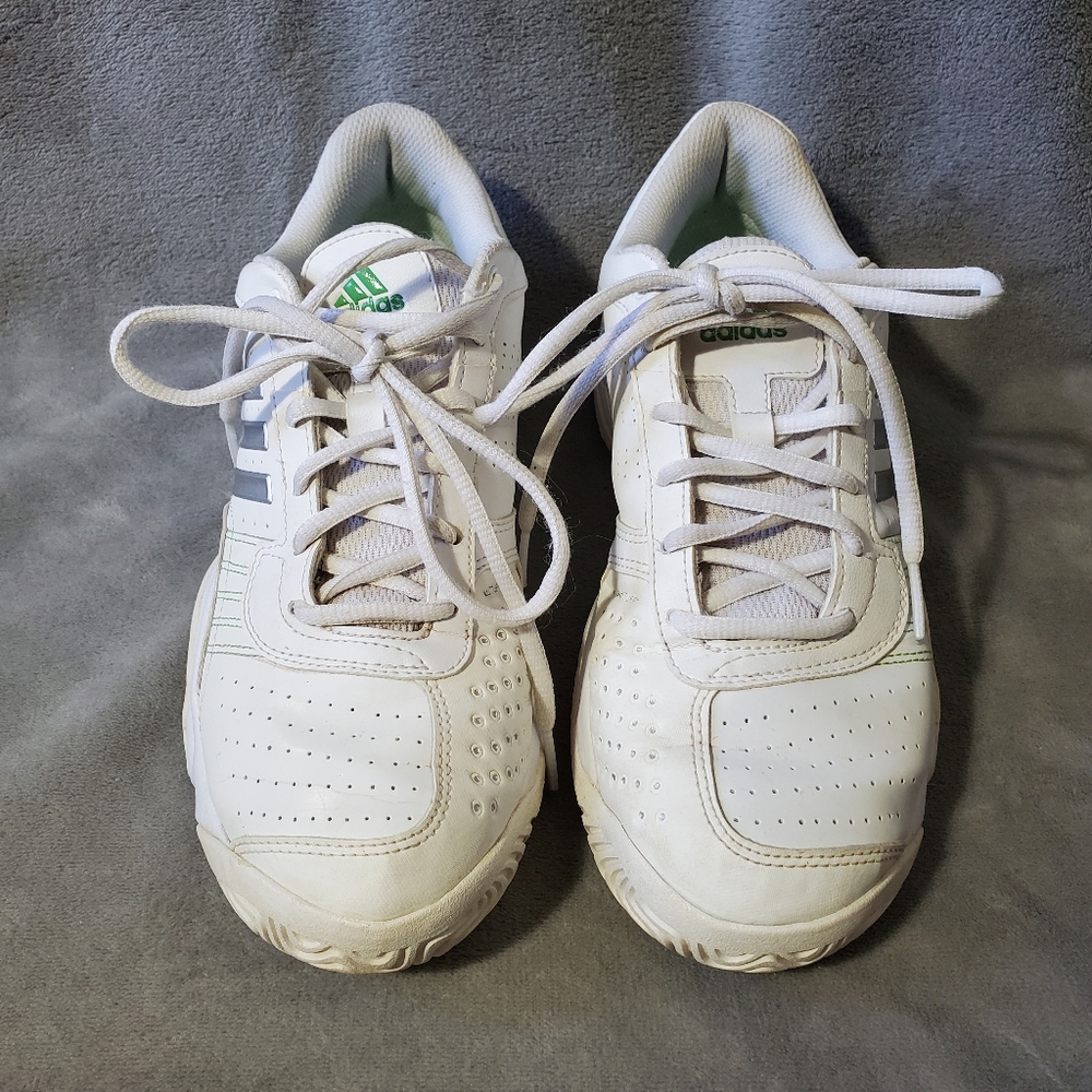 Adidas G42862 Women's Bercuda Tennis Sneaker White/Green US 9